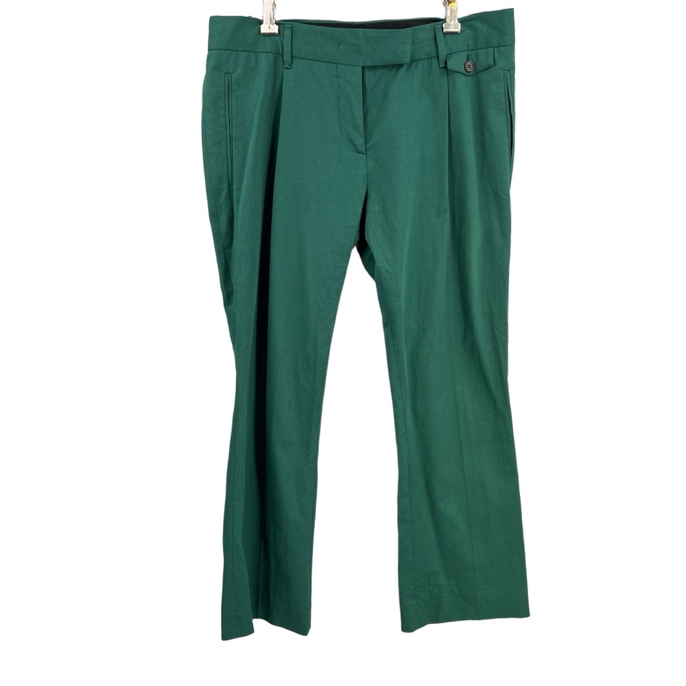 Prada Green Cotton Blend‎ Dress Pants Made in Italy Men’s 35” Waist Size 44